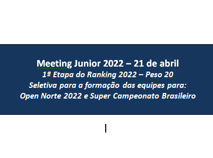 MEETING JUNIOR 2022